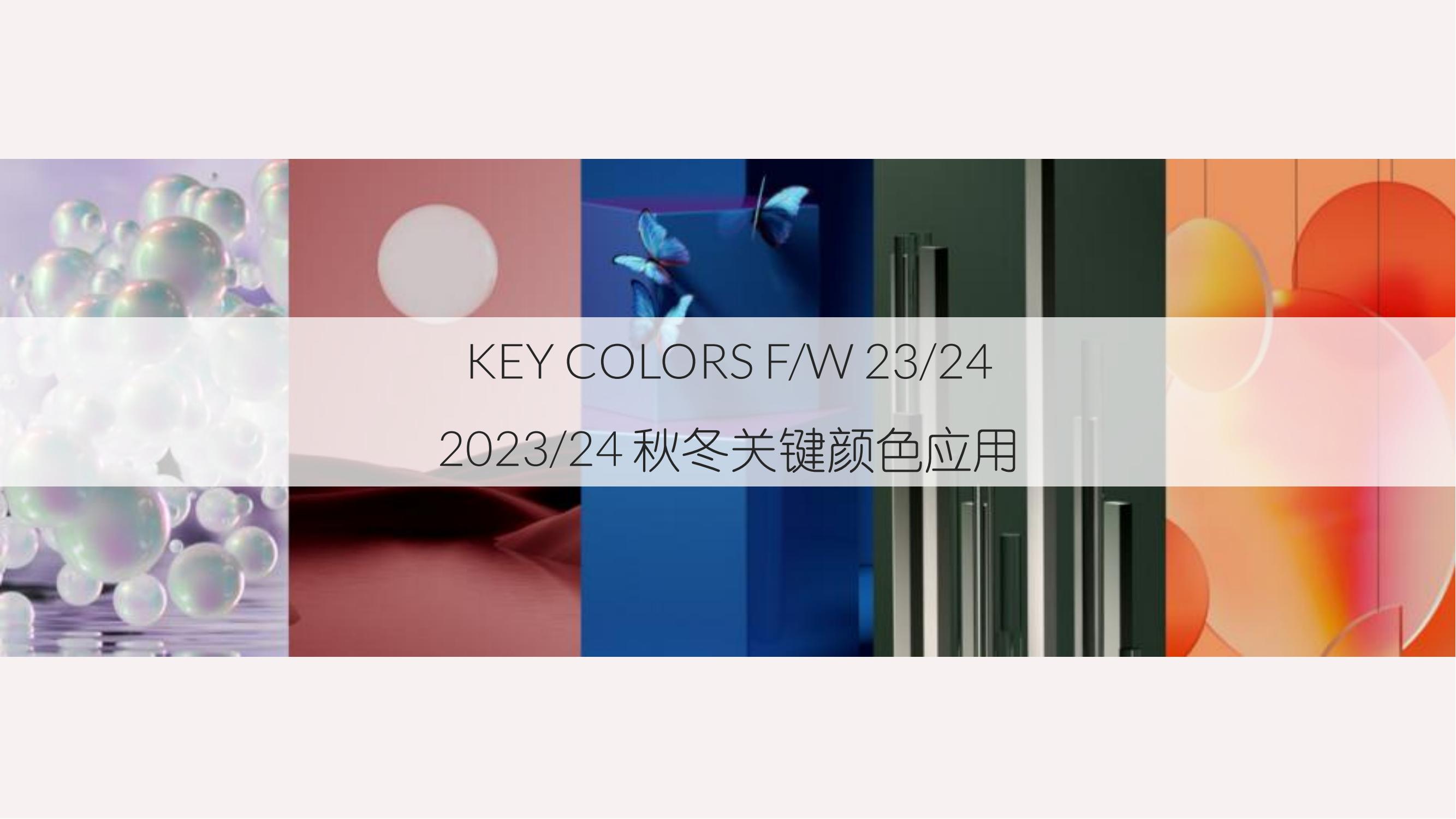 APPLICATION OF KEY COLORS F/W 23/24